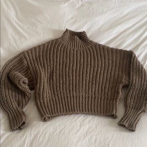 H&M chunky knit turtleneck sweater